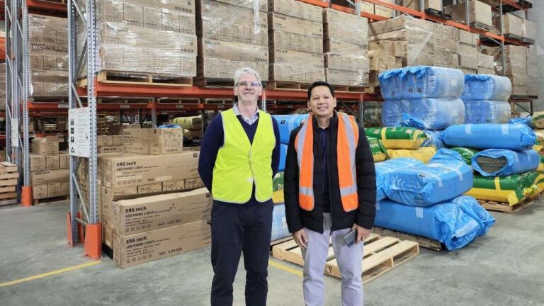 David and Francis at EM's Warehouse